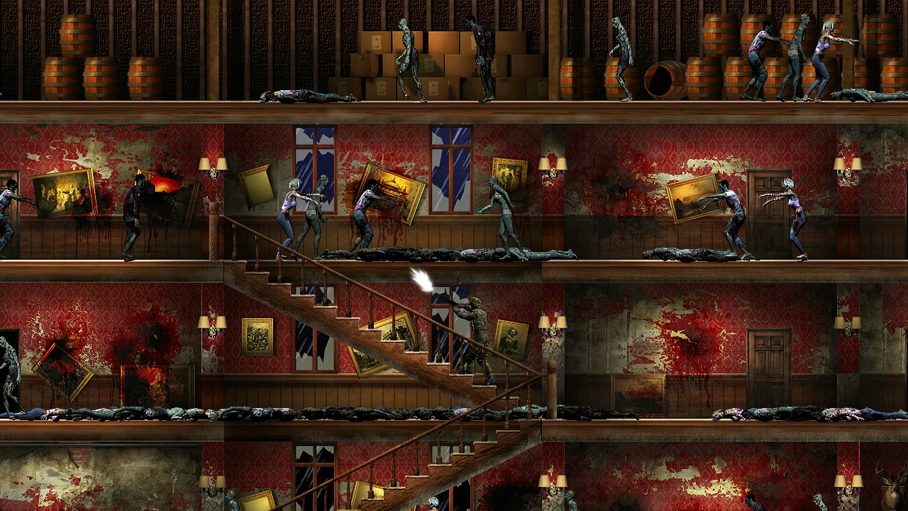 Игры зомби этажи