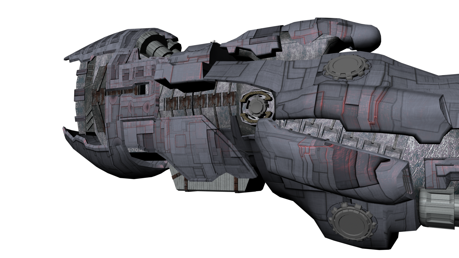 Spaceship UV-mapping and optimizing image - ModDB