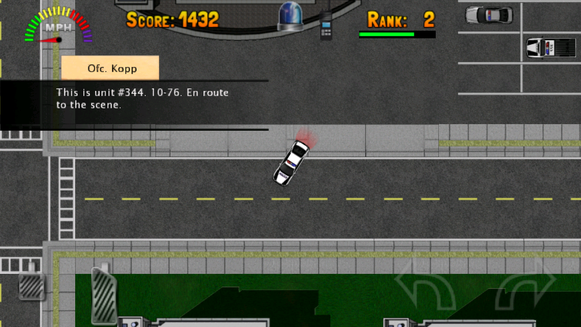 police car patrol game