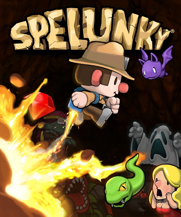 Spelunky, Made With GameMaker