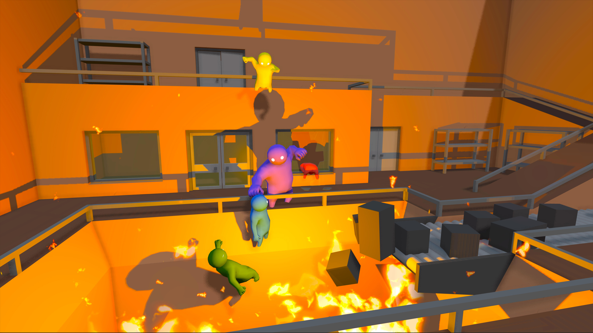 Gang beast на двоих. Ганг Бест. Ганг Бист игра. Ганг беатс. Gang Beasts на пс4.