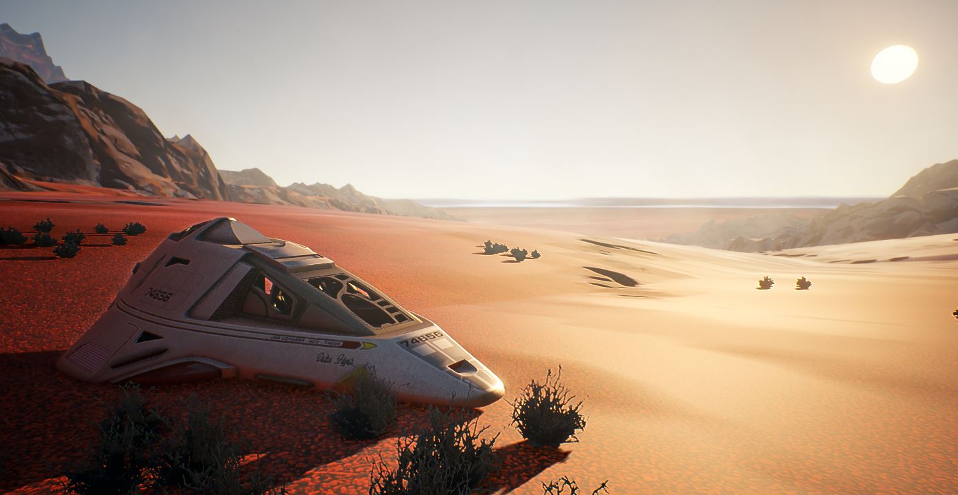 Deltaflyer stranded on planet image - Space - ModDB