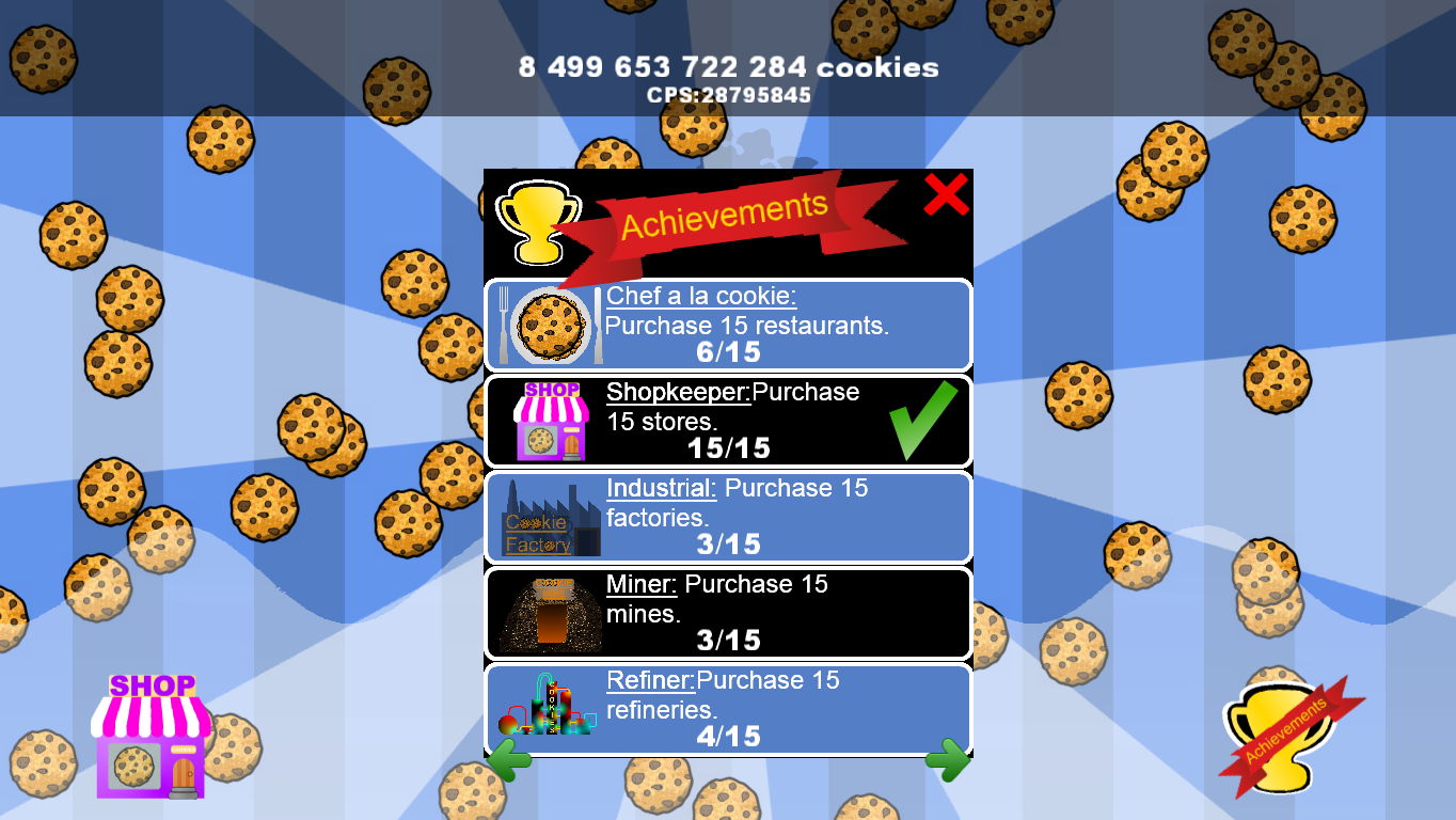 unity cookie clicker game