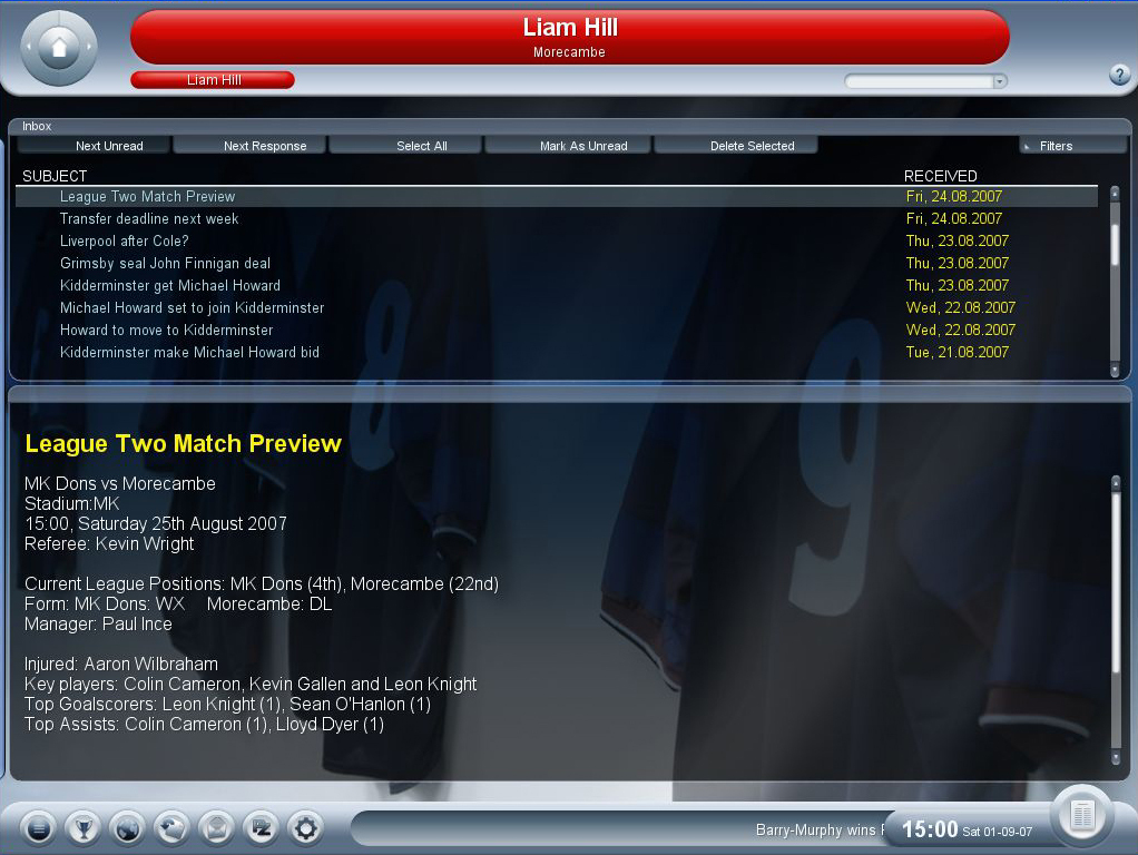 Update Patch Championship Manager 2008