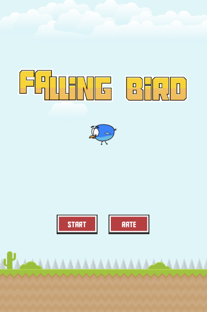 Falling bird. Игра с падающими птичками.