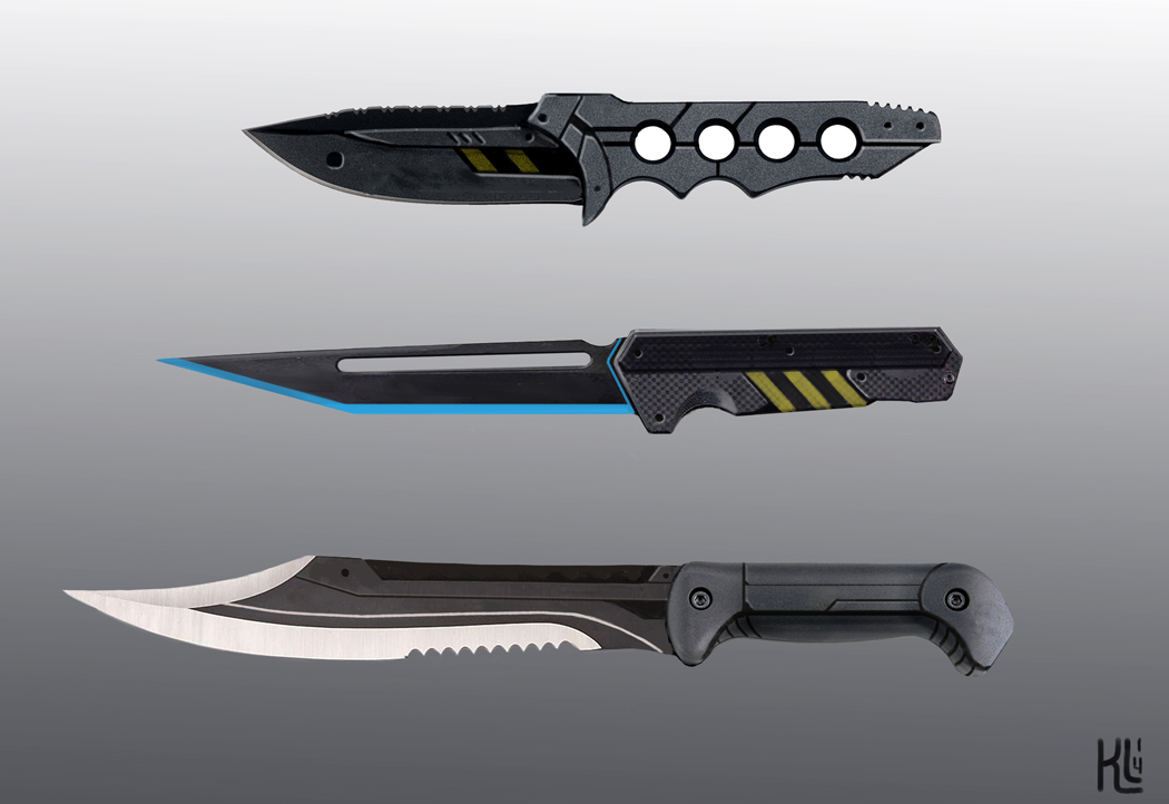Combat knife concepts image - INT.