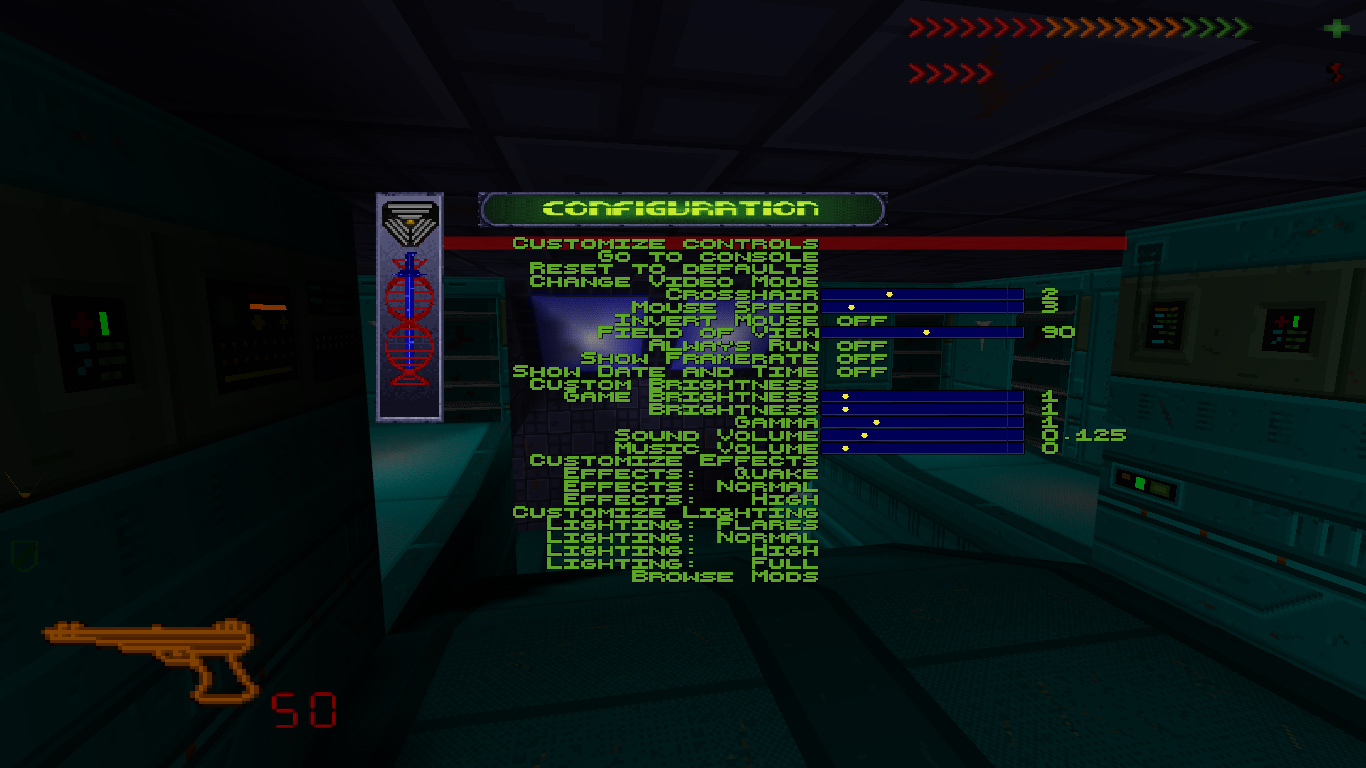 Mod config menu isaac. System Shock карты уровней. System Shock menu. Станция Цитадель System Shock. Star config игра.