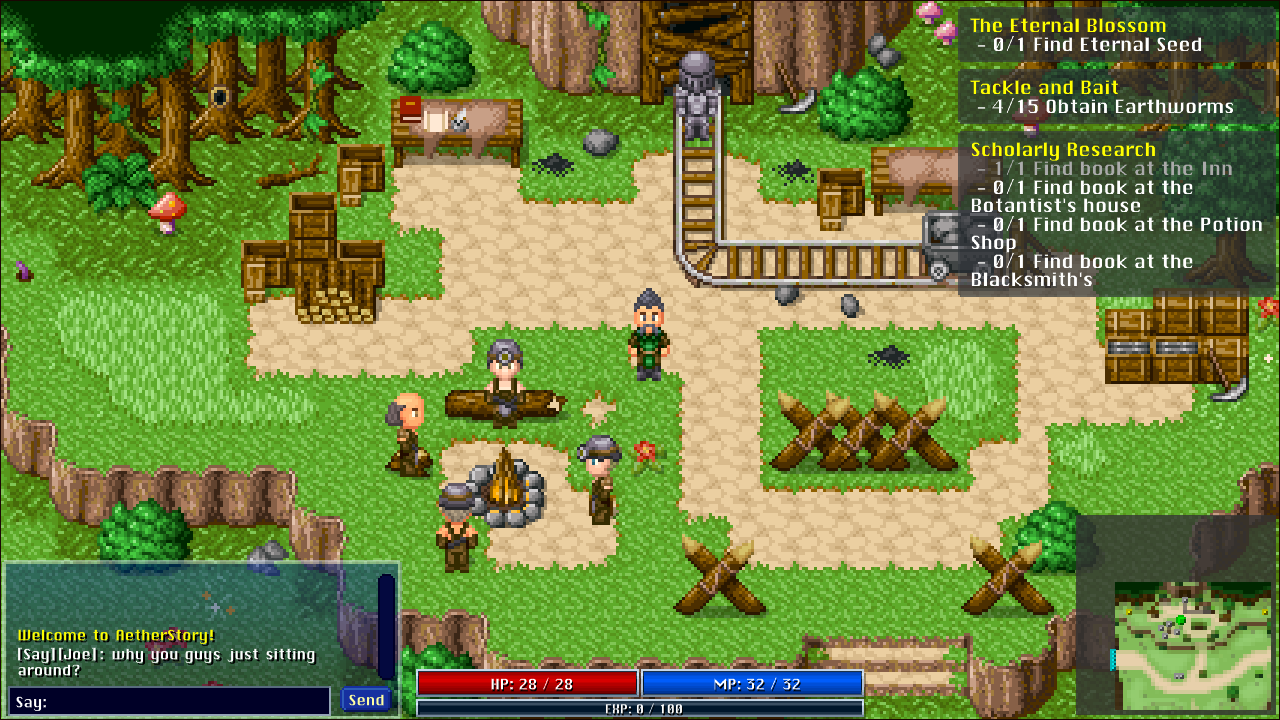 Aether Story - Pixel Art MMORPG image - ModDB