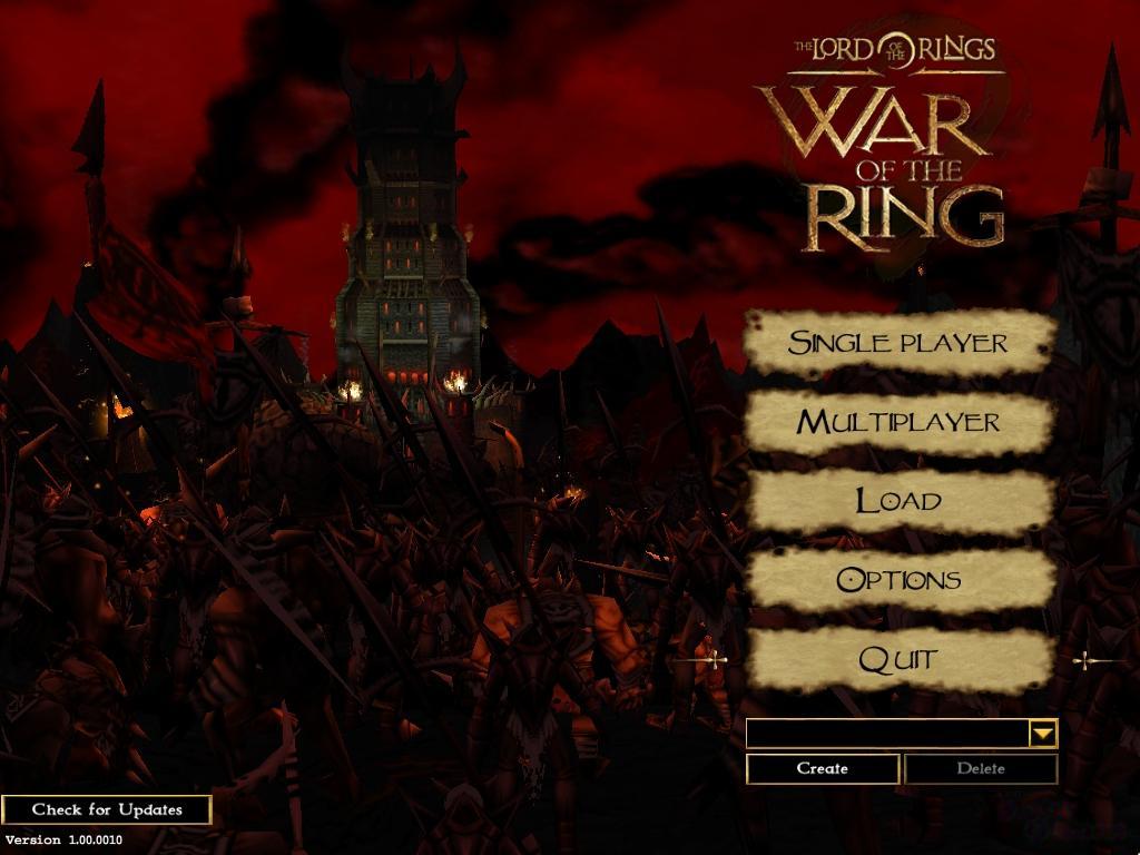 The lord of the rings war of the ring вылетает