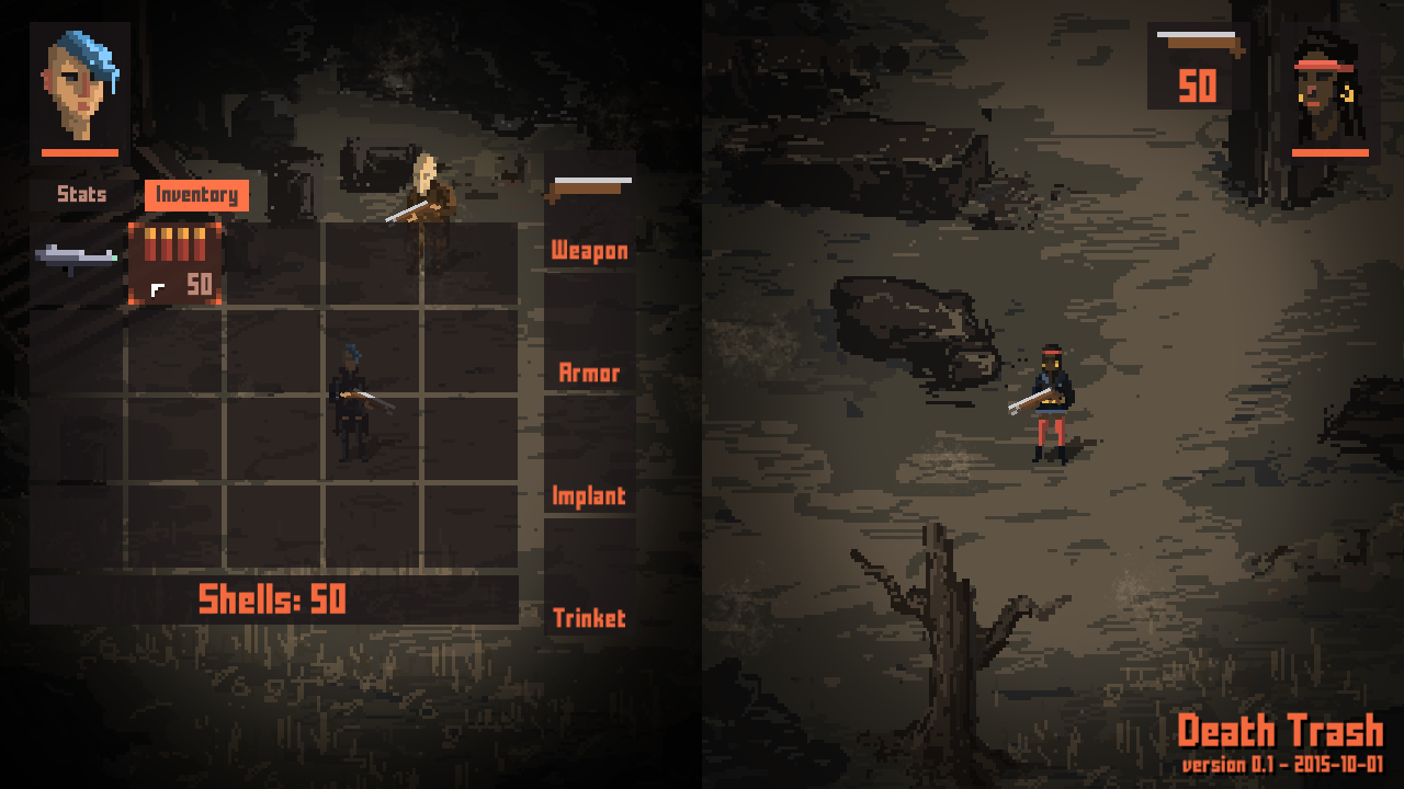 Progress with the inventory interface image - Death Trash - ModDB