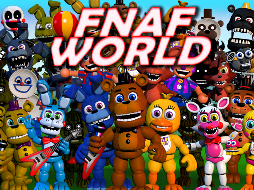 mod de fnaf world de android link na descrição 