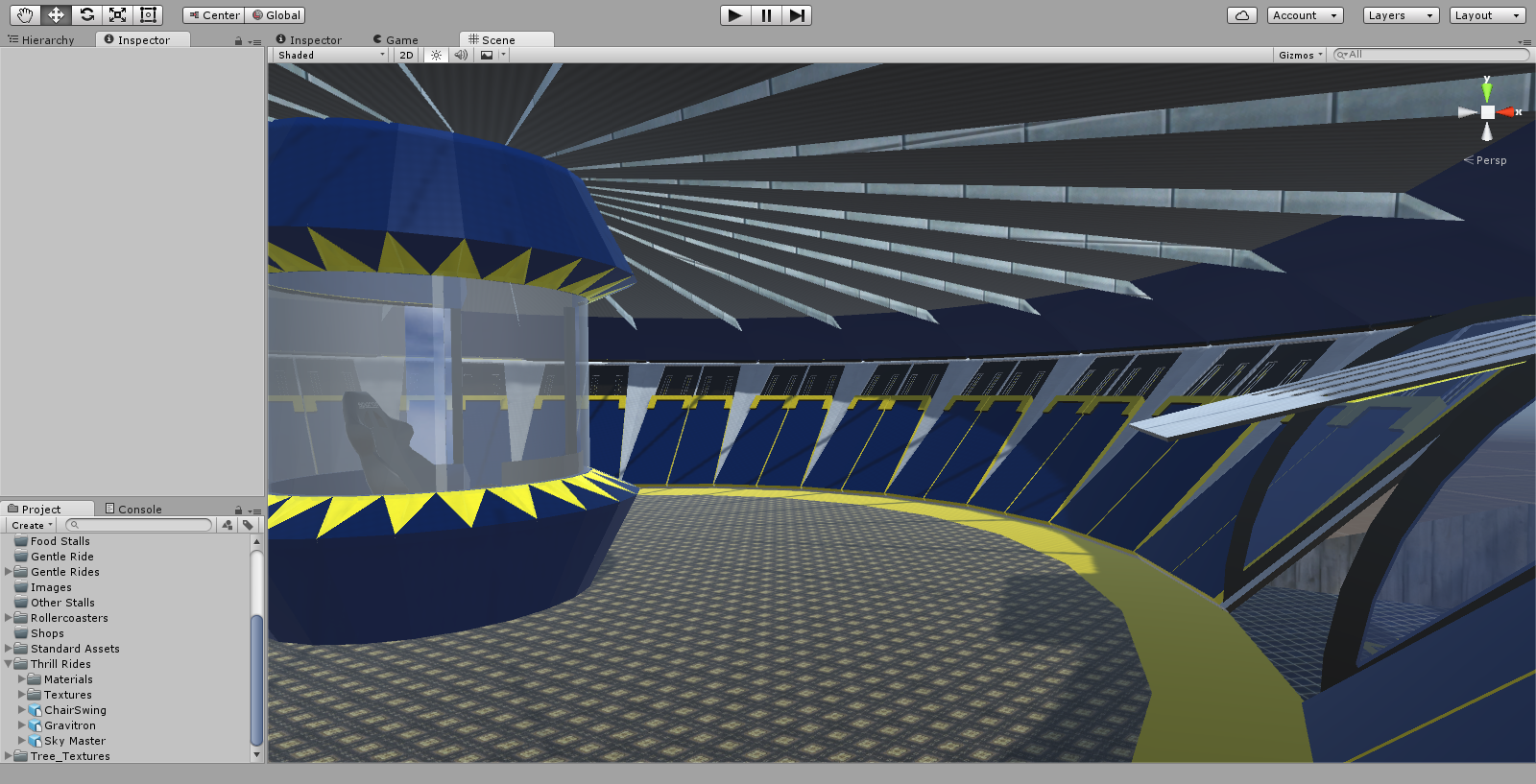 Inside of Gravitron 5 image CoasterSim ModDB