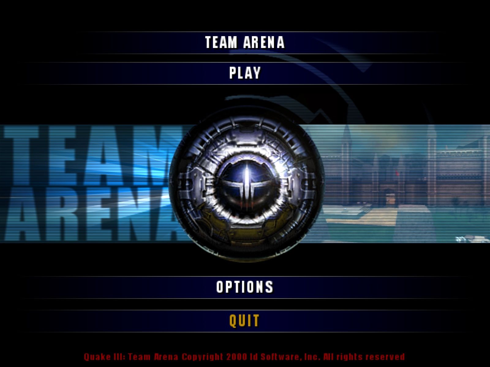 Команда arena. Quake 3 Team Arena. Quake III Arena. Меню Quake 3. Quake 3 Team Arena Crusader.