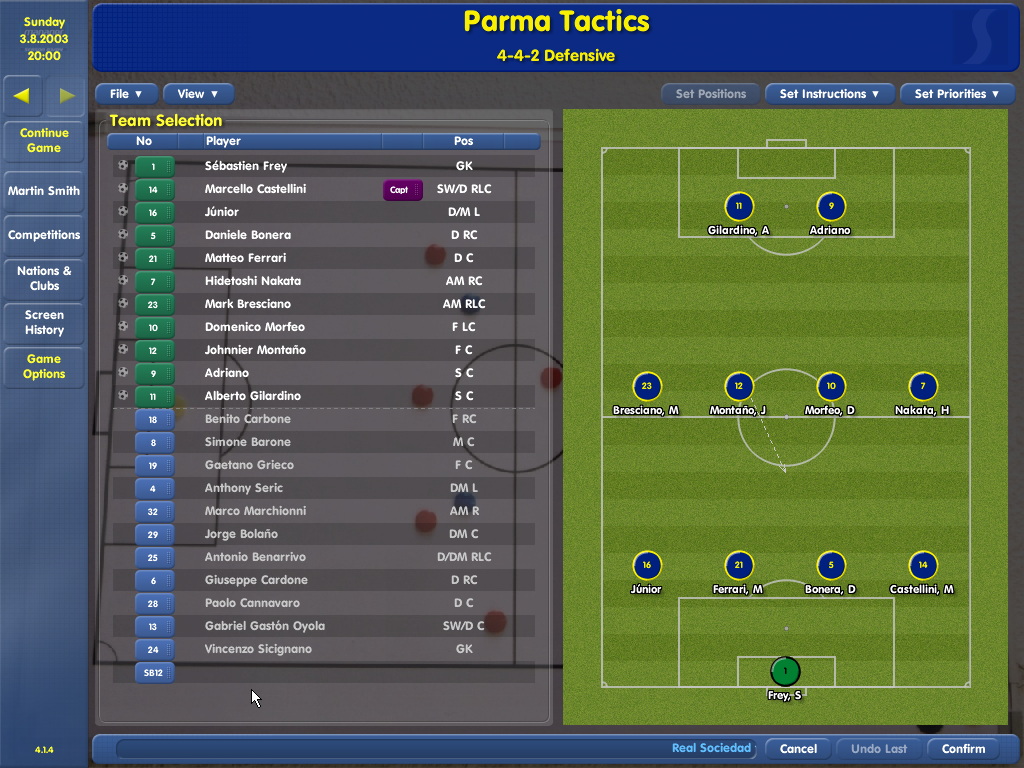 championship manager 03 04 best training schedule