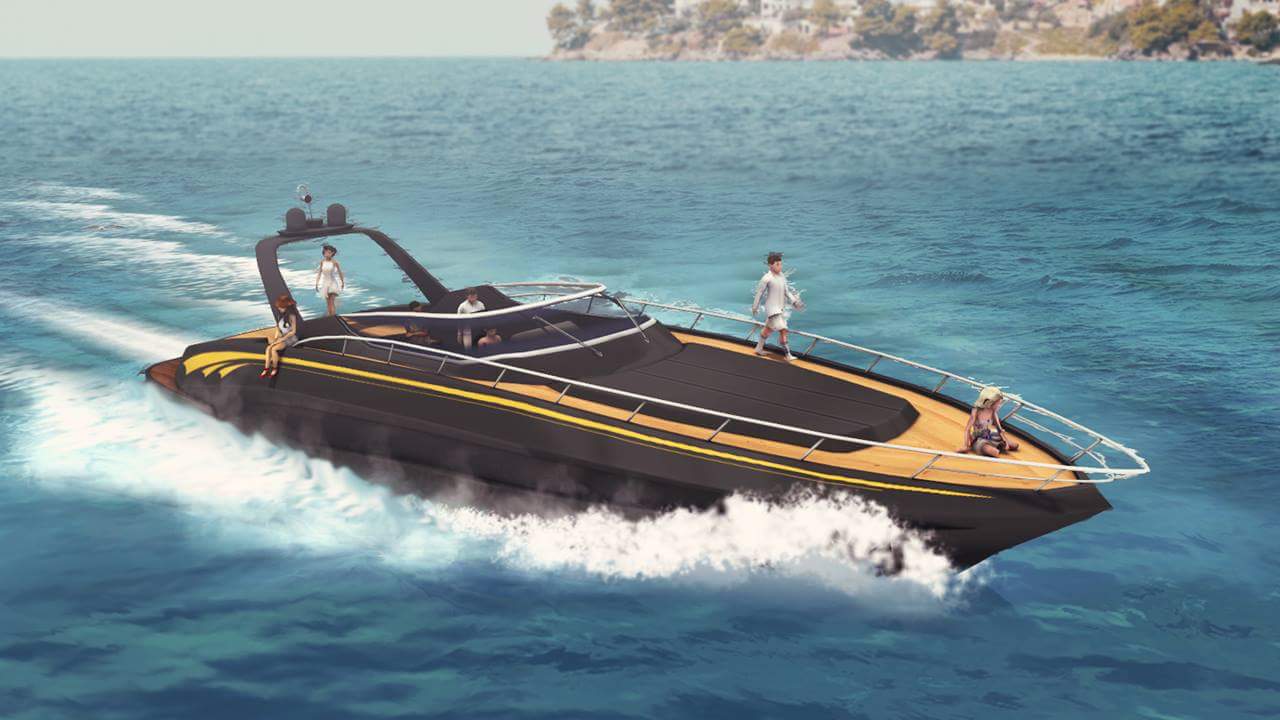 The majestic Obsidian Sports Yacht. image - Avakin Life - 3D virtual ...