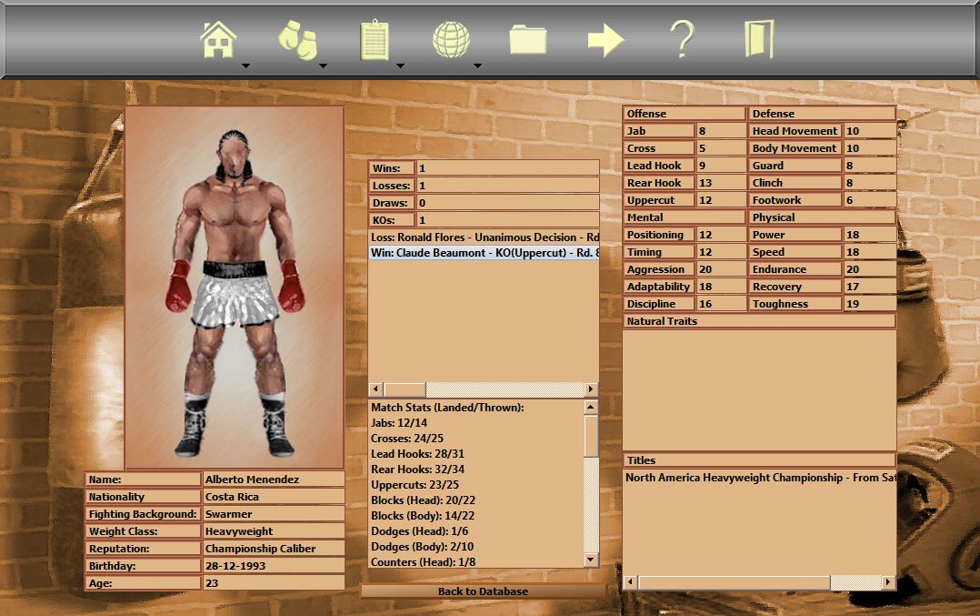 World Boxing Manager Windows game - ModDB