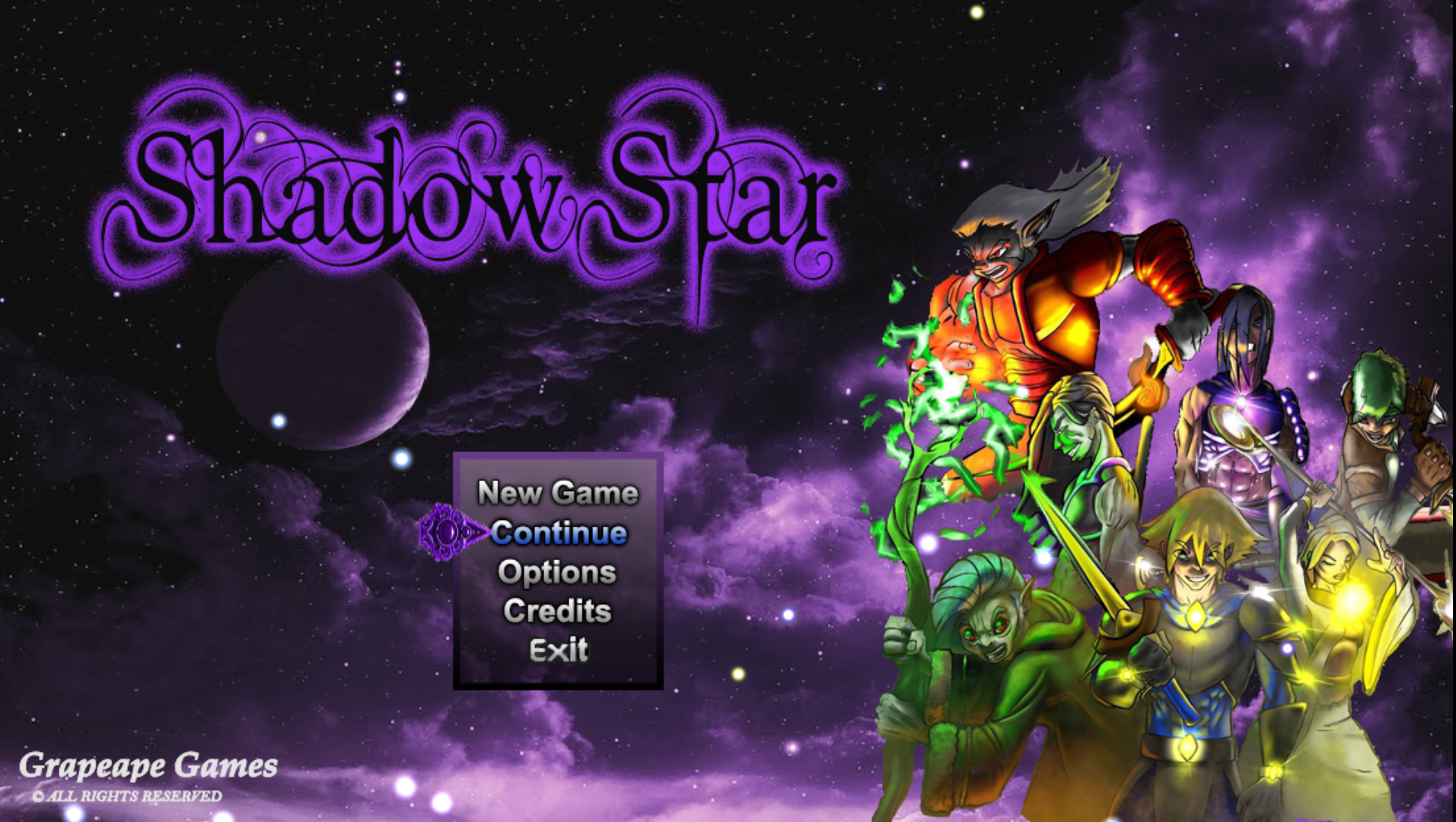 <b>ShadowStar</b> Windows, Mac, iOS, Android game.