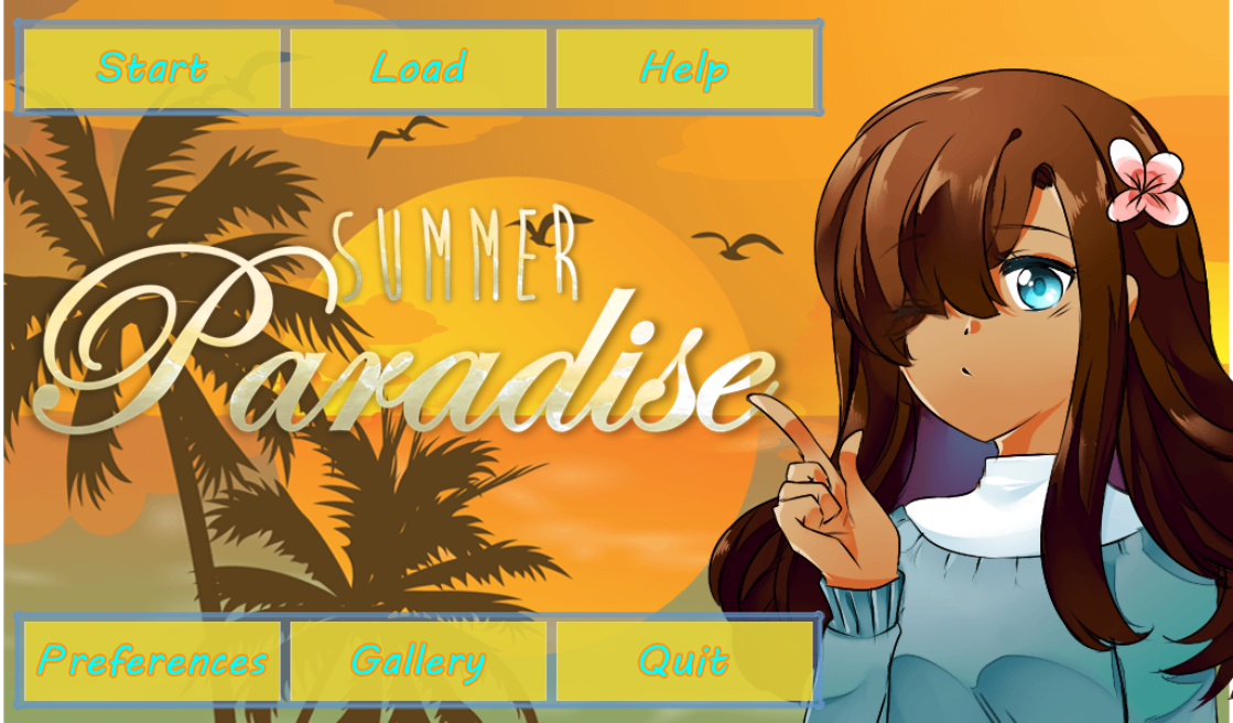 Новелла рай. Summer Paradise новелла. Staycation Paradise игра. Игра SCR_Inc_in_Paradise. Summer Paradise game.