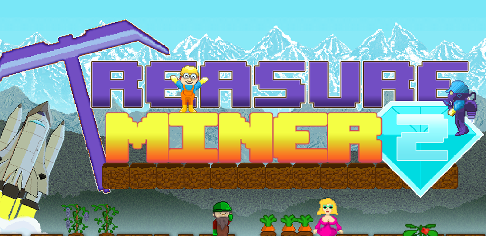Treasure Miner - A free mining adventure Game for Android