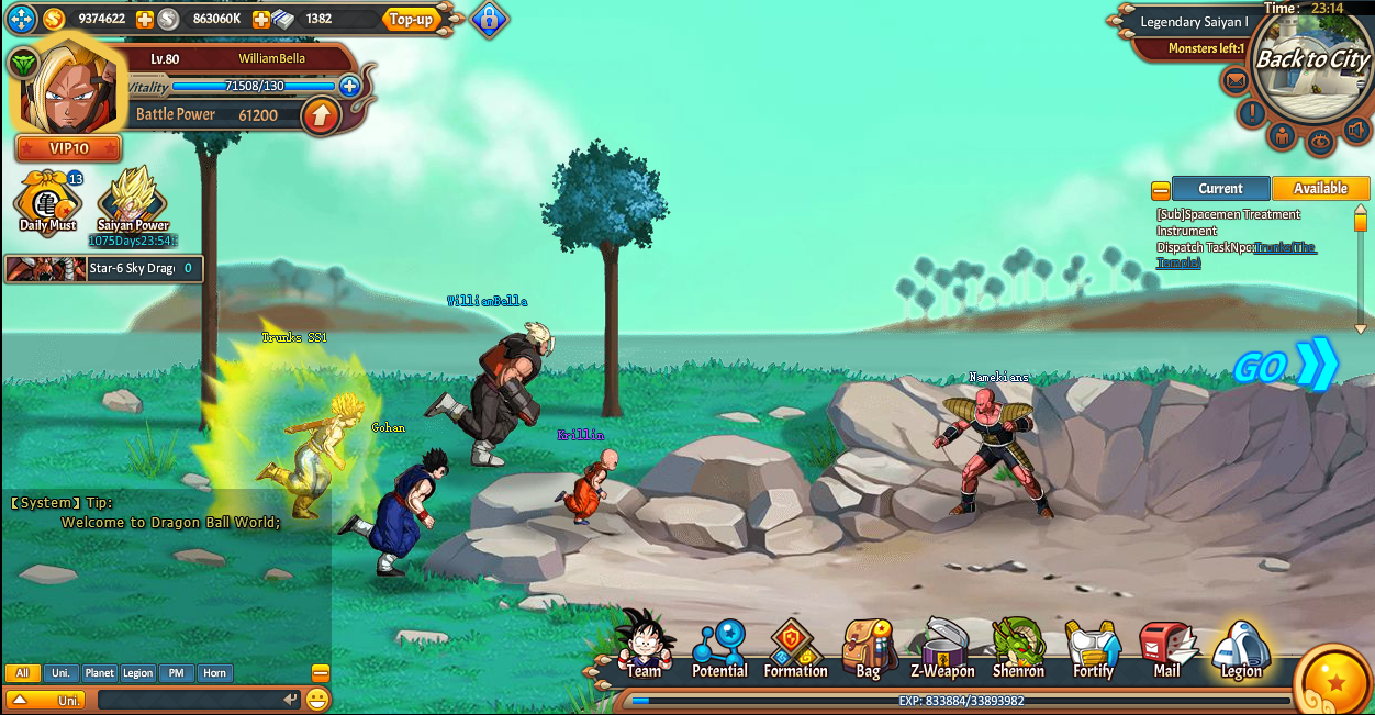 animegame 5 image - Dragon Ball Z Online - Mod DB