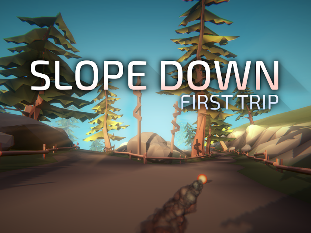 Разработка мобильных игр. Slope down first trip. Slope down игра. Trip World игра.