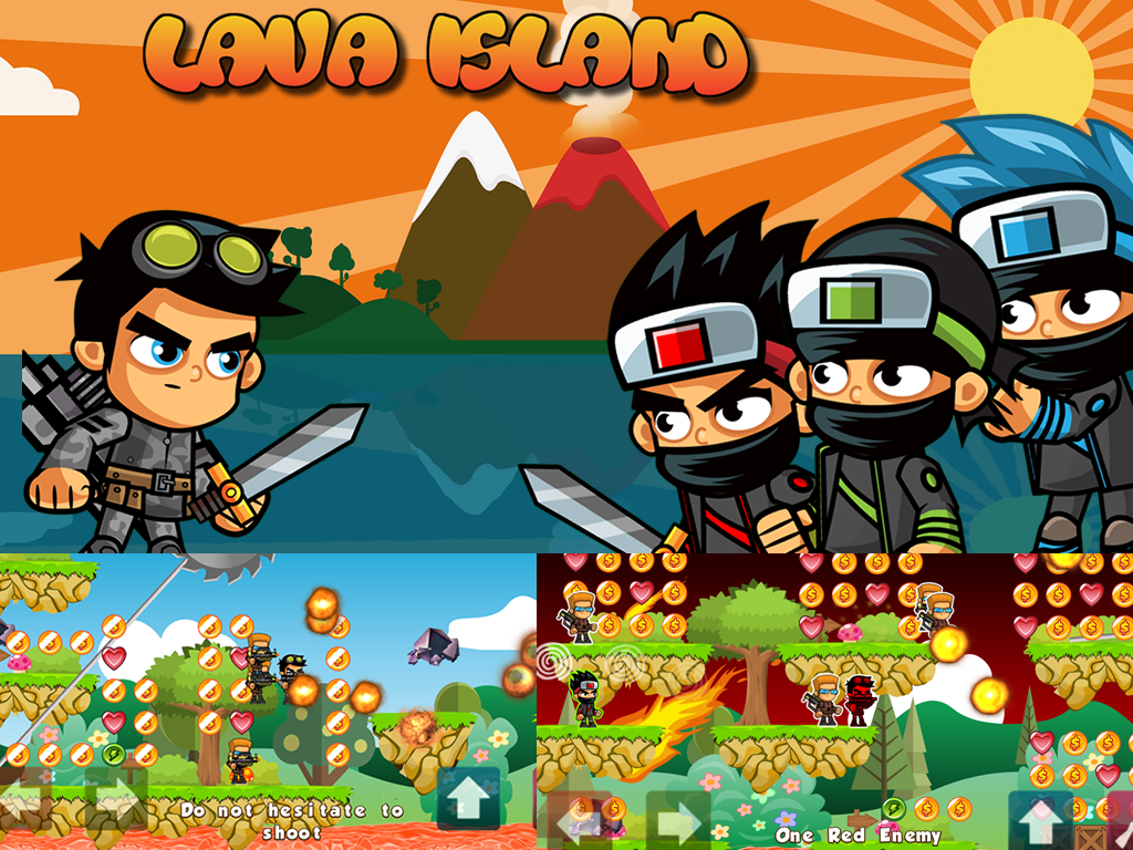 Lava Island: Shooting Action Adventure Platformer Android game - ModDB