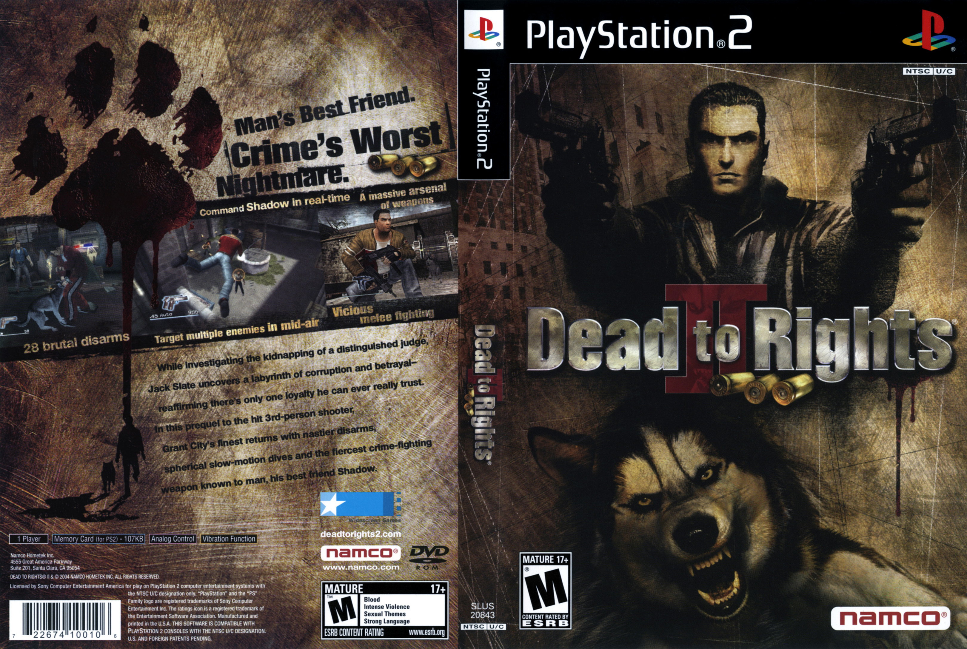 dead to rights 2 ps2