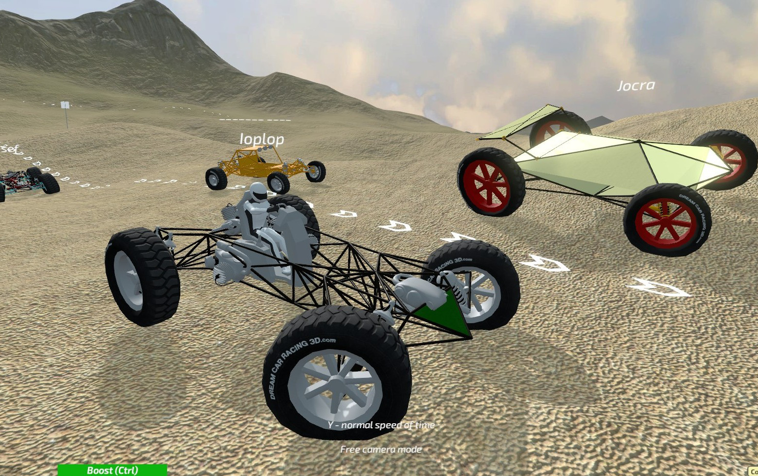 Dream Car Builder is a game where you can design your own car and race it. 