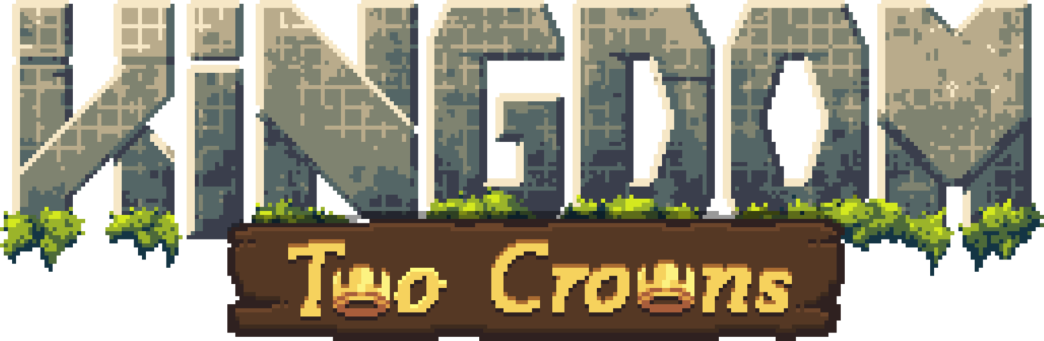 Two crowns. Kingdom: two Crowns лого. Kingdom New Lands логотип. Kingdom two Crowns по сети. Две короны игра.