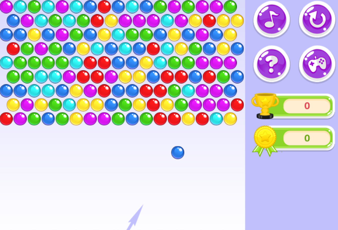 bubble shooter browser game