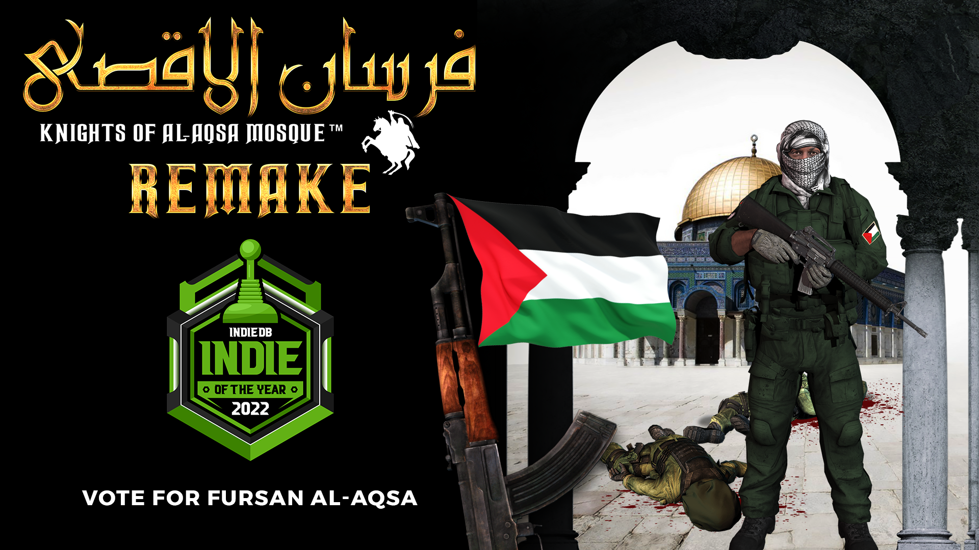 Vote for Fursan al-Aqsa - Indie Game of the Year 2022 image - ModDB