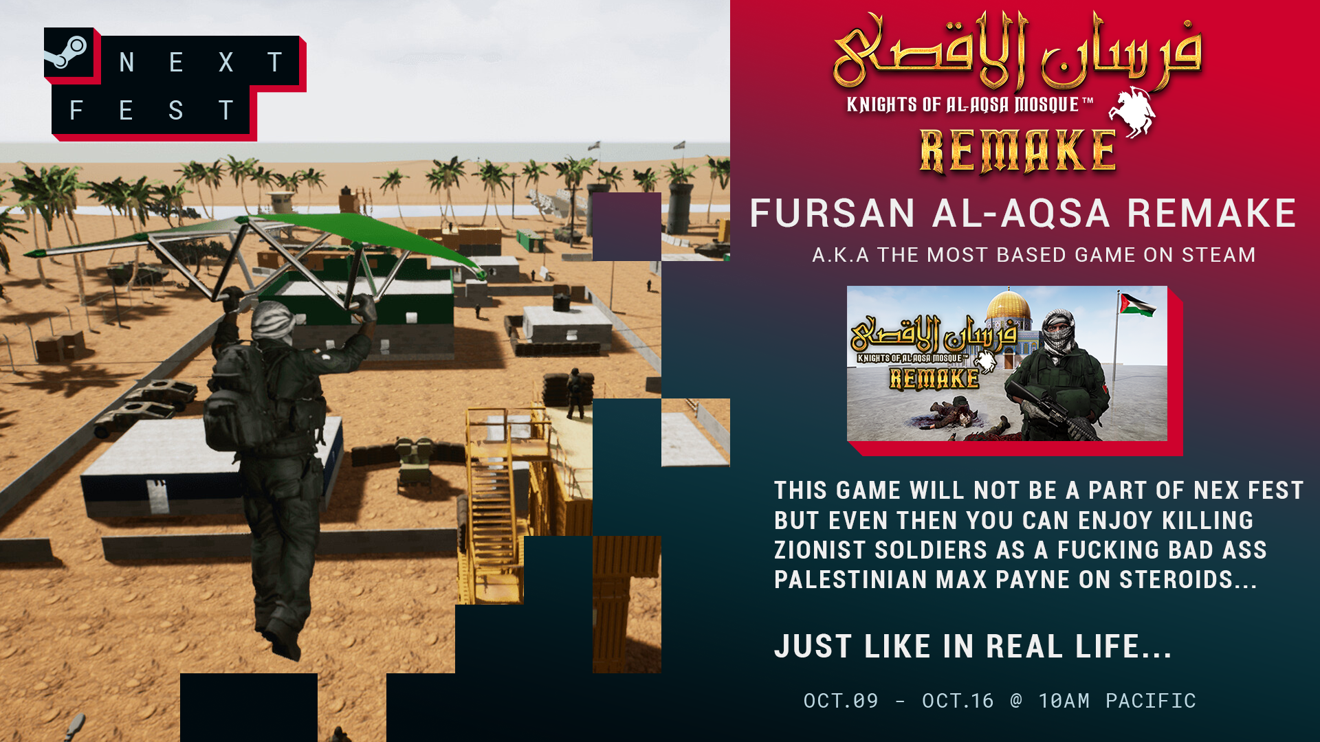 Vote for Fursan al-Aqsa - Indie Game of the Year 2022 image - ModDB