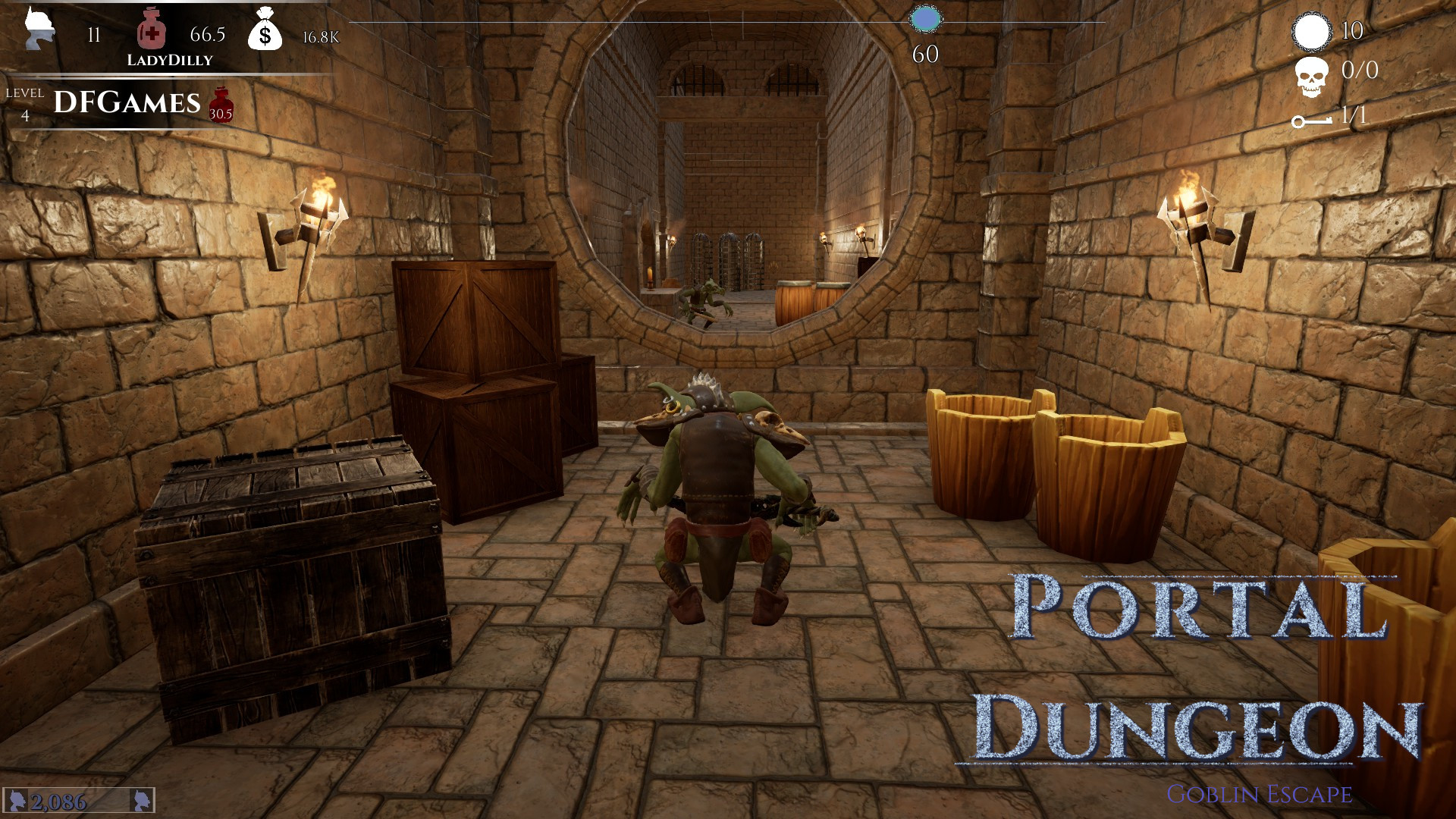 Conferindo Portal Dungeon: Goblin Escape, Gameplay COMPLETO PT-BR