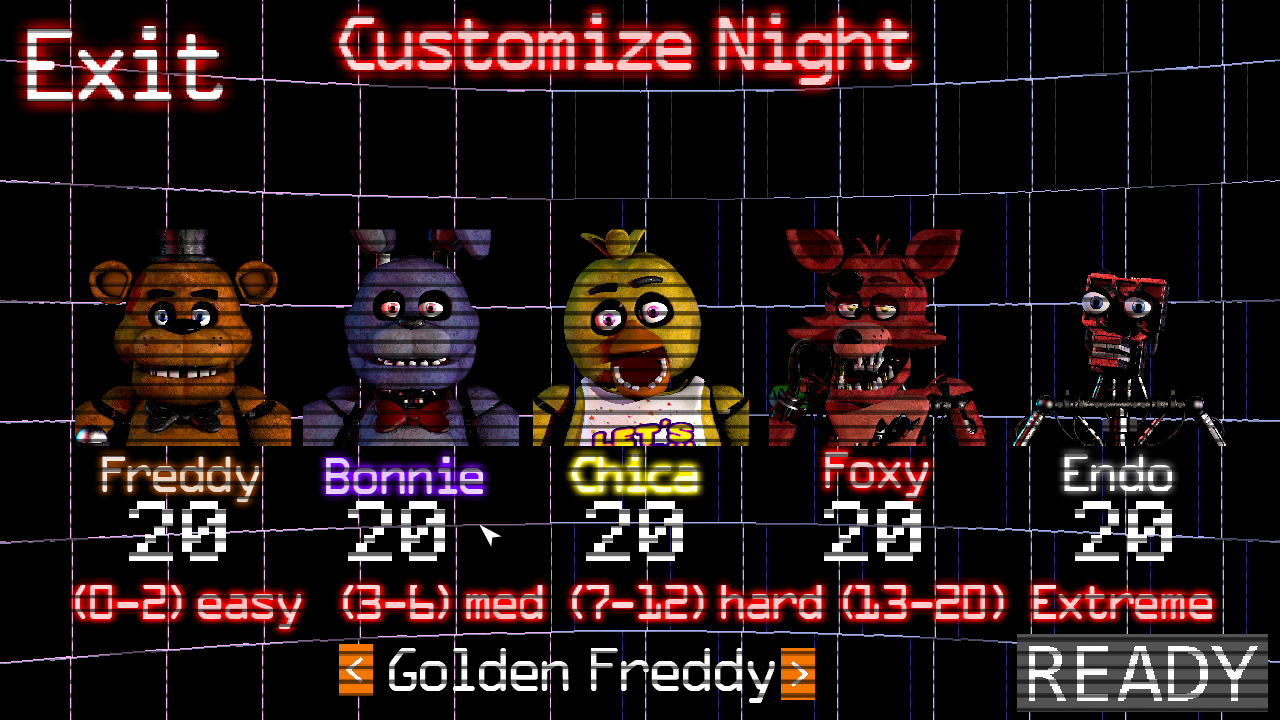 fnaf ultimate custom night online unblocked
