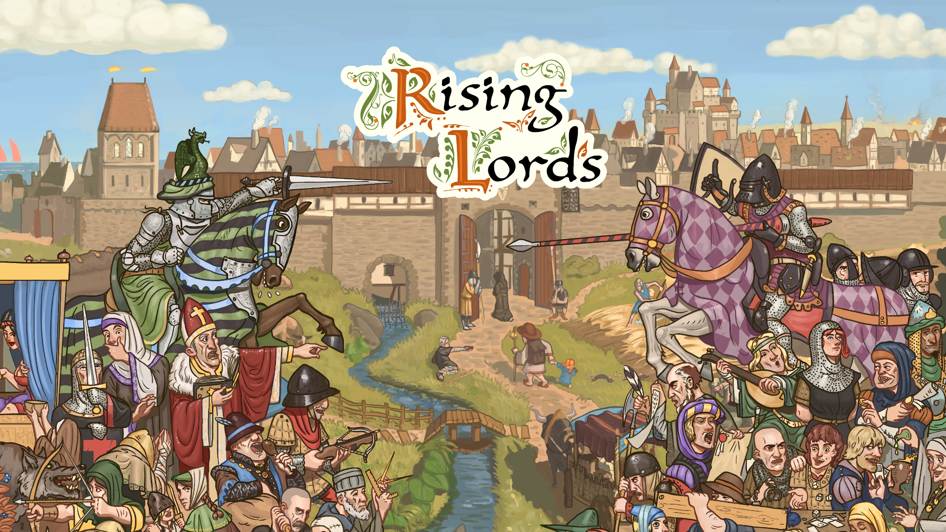 Rising lords как включить русский. Rising Lords последняя версия. Пошаговая игра про средневековье. Rising Lords юниты.