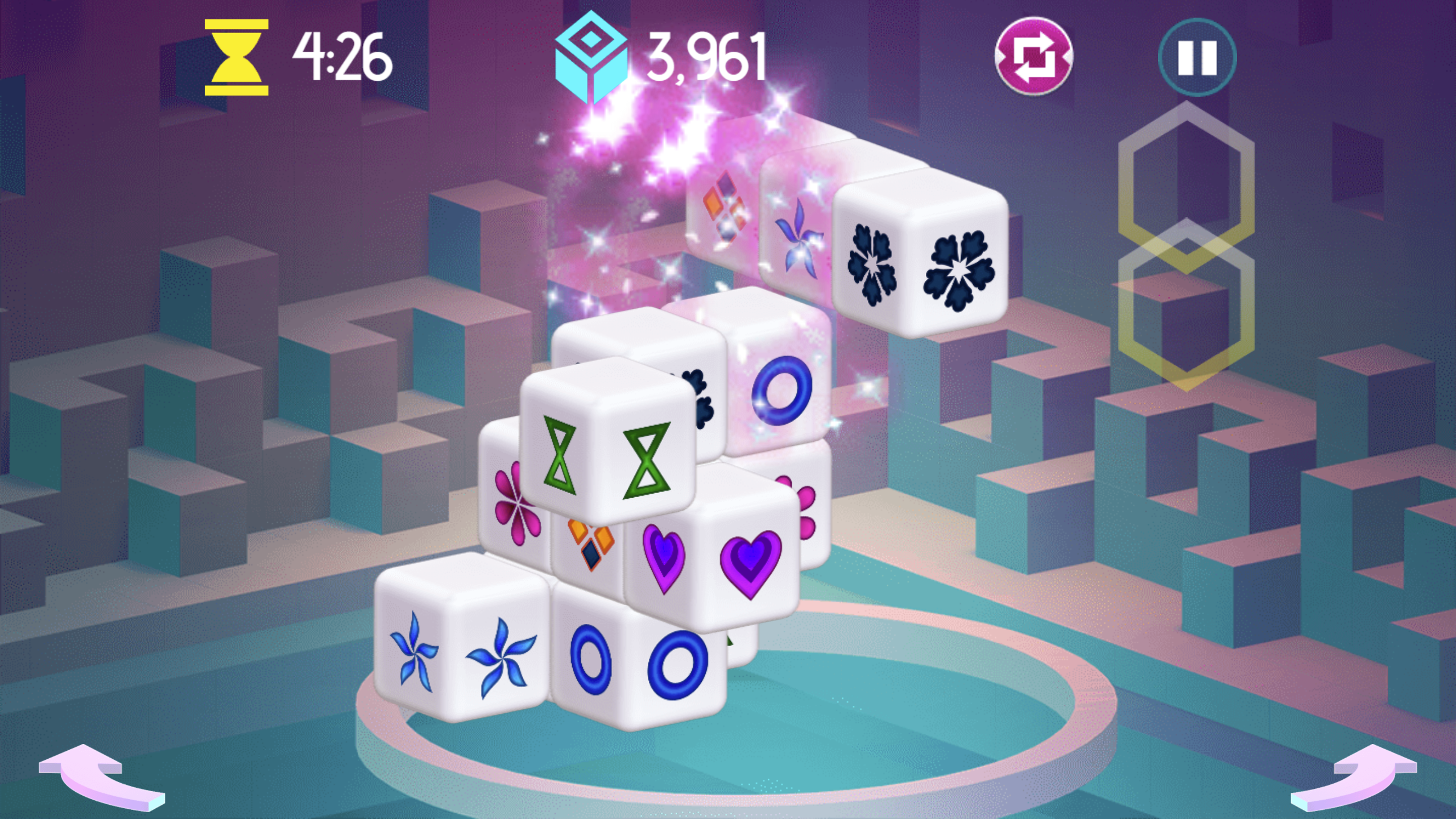 MAHJONG DIMENSIONS jogo online gratuito em