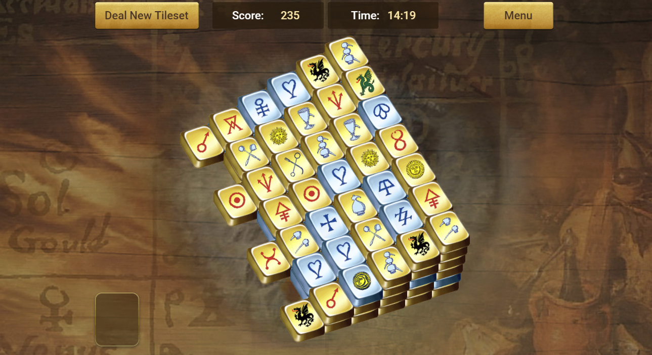 Mahjongg Alchemy - Juego Online Gratis