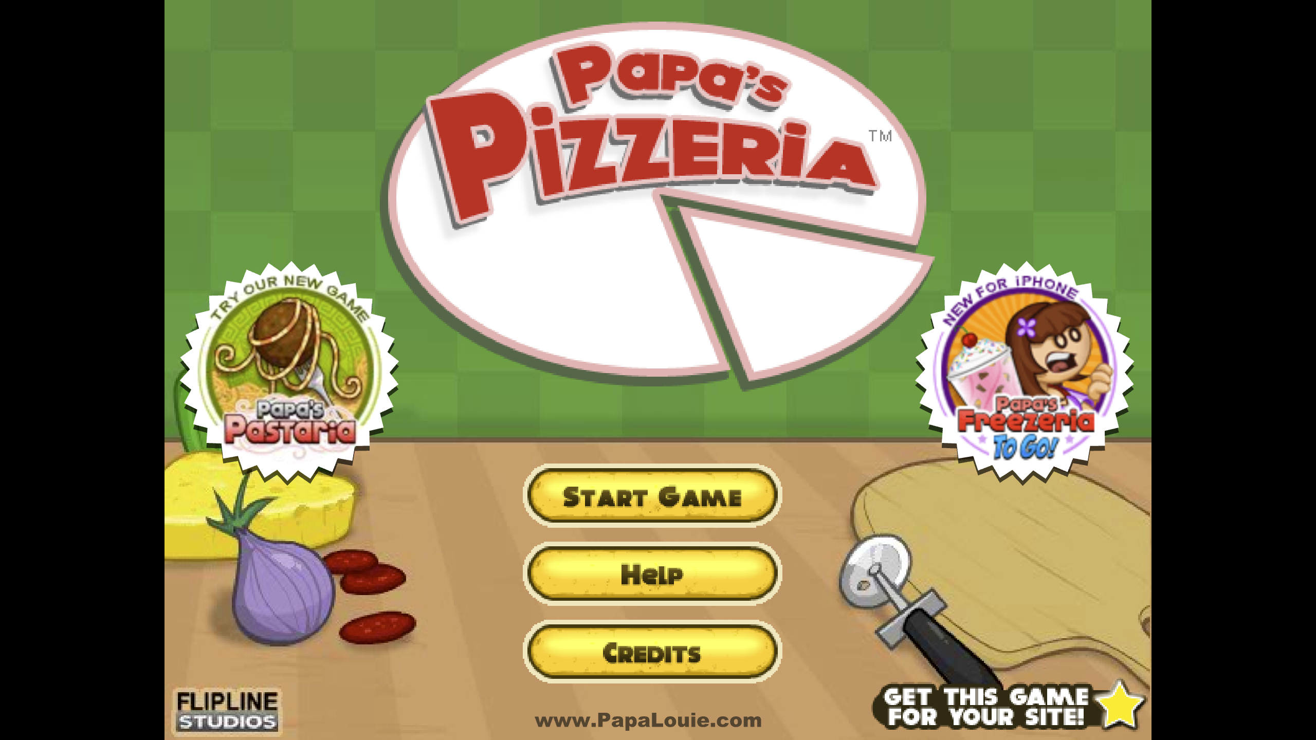 What is the difference between  Papa's Pizzeria HD  and  Papa's