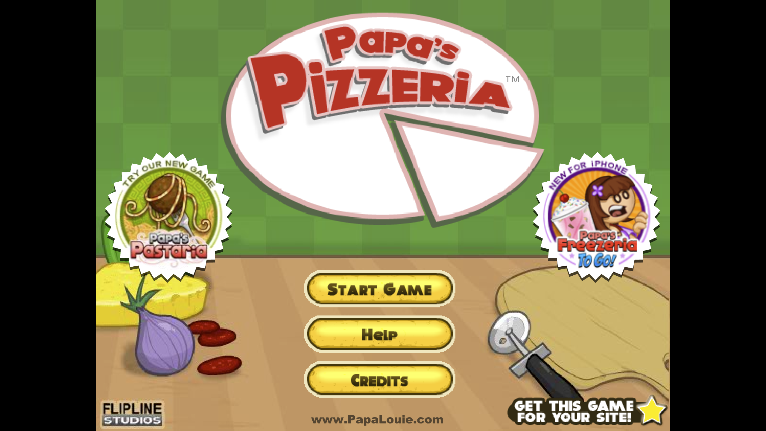 Papa's Pizzeria HD! - Flipline Studios