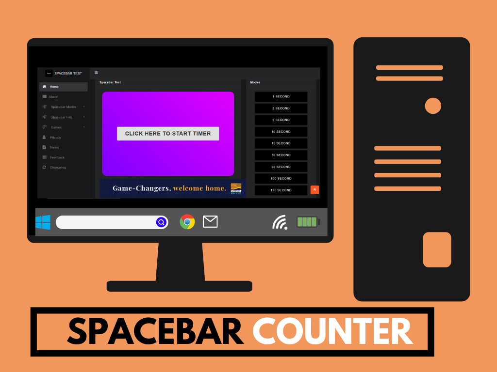 WITH THE SPACEBAR CLICKER LET'S IMPROVE YOUR GAMING SKILLS