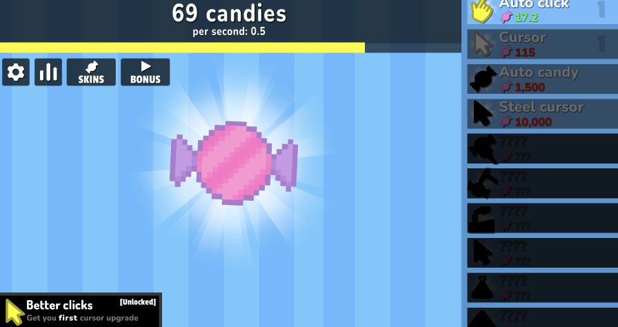 Candy Clicker 2 Unblocked - Play Online on IziGames
