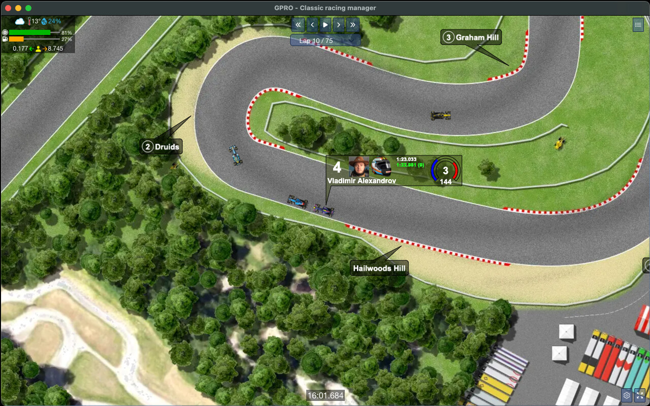 download the new version for android GPRO - Classic racing manager