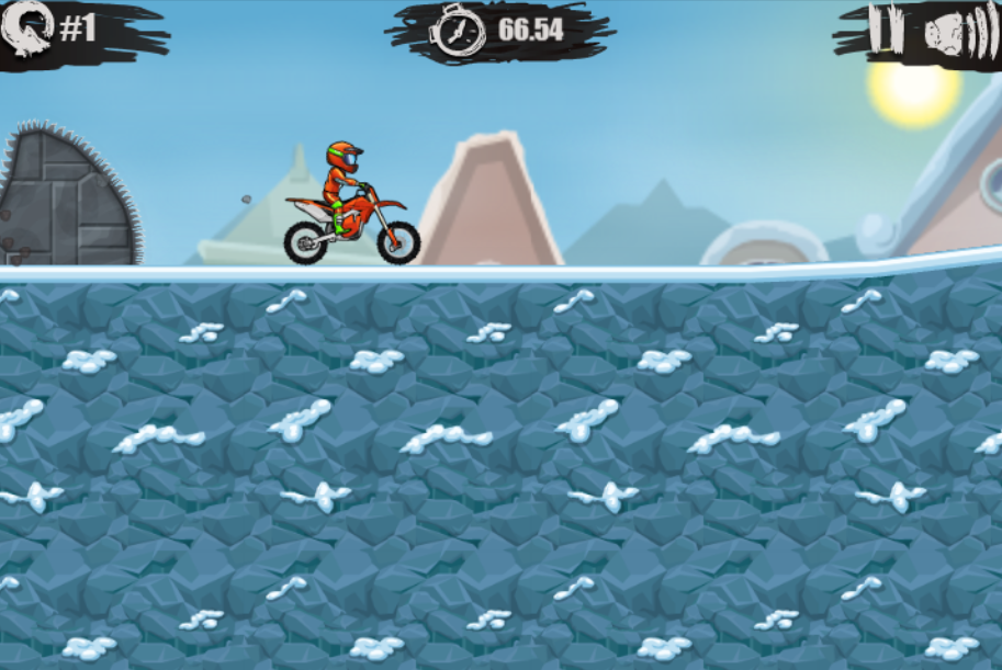 Moto X3M 4 Winter - Racing games 