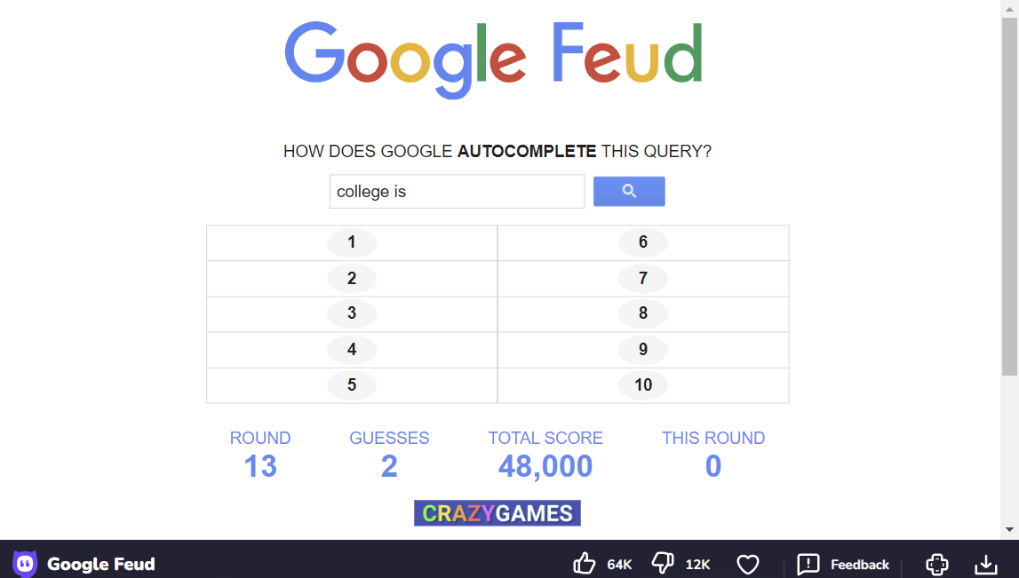 google feud 