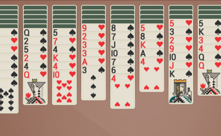 Solitaire Spider - Two Suits - Online : r/Browser_mini_games