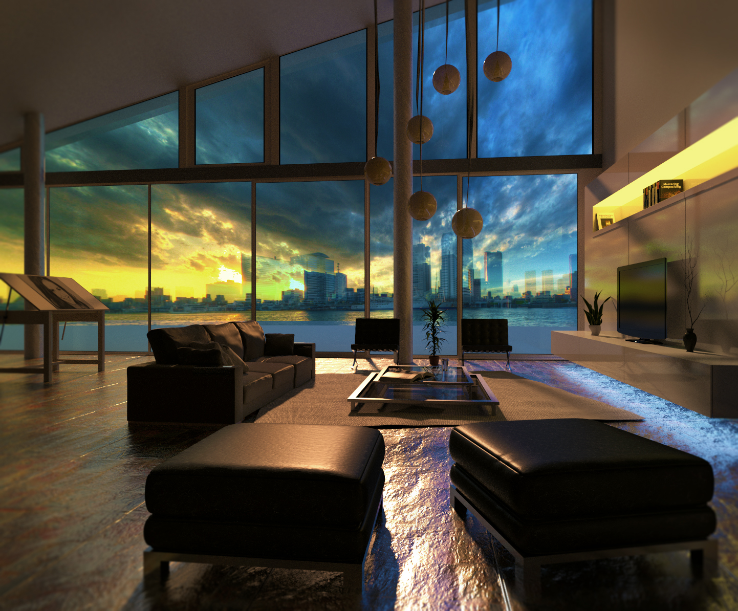 Modern Living Room image - 3D Artists Group - ModDB