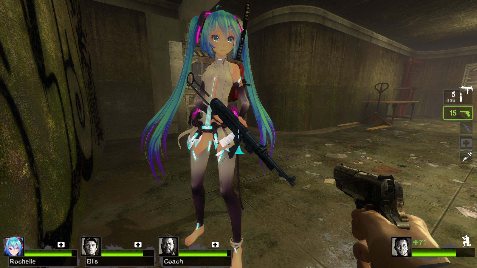 Me playing Left 4 Dead 2 image - Anime Fans of modDB - Mod D