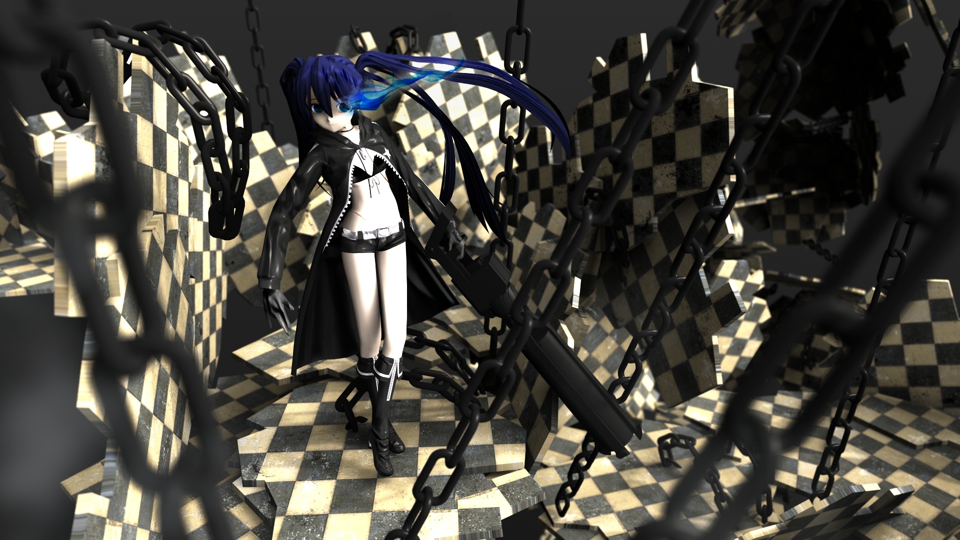 Black Rock Shooter Theme for WIN XP addon - Anime Fans of modDB