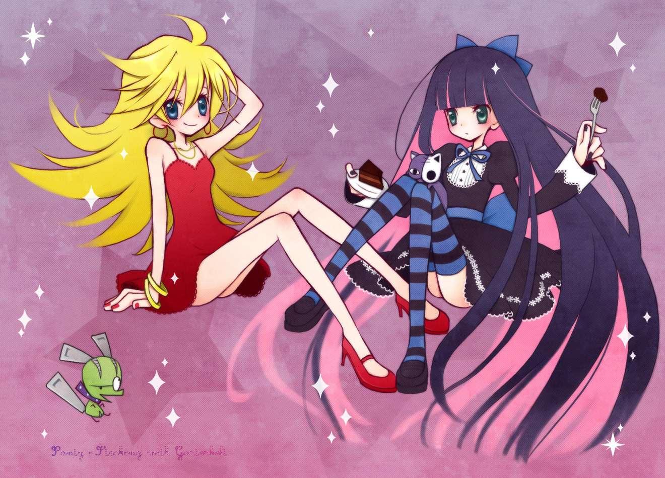 Panty & Stocking from the new anime Panty & Stocking with G...