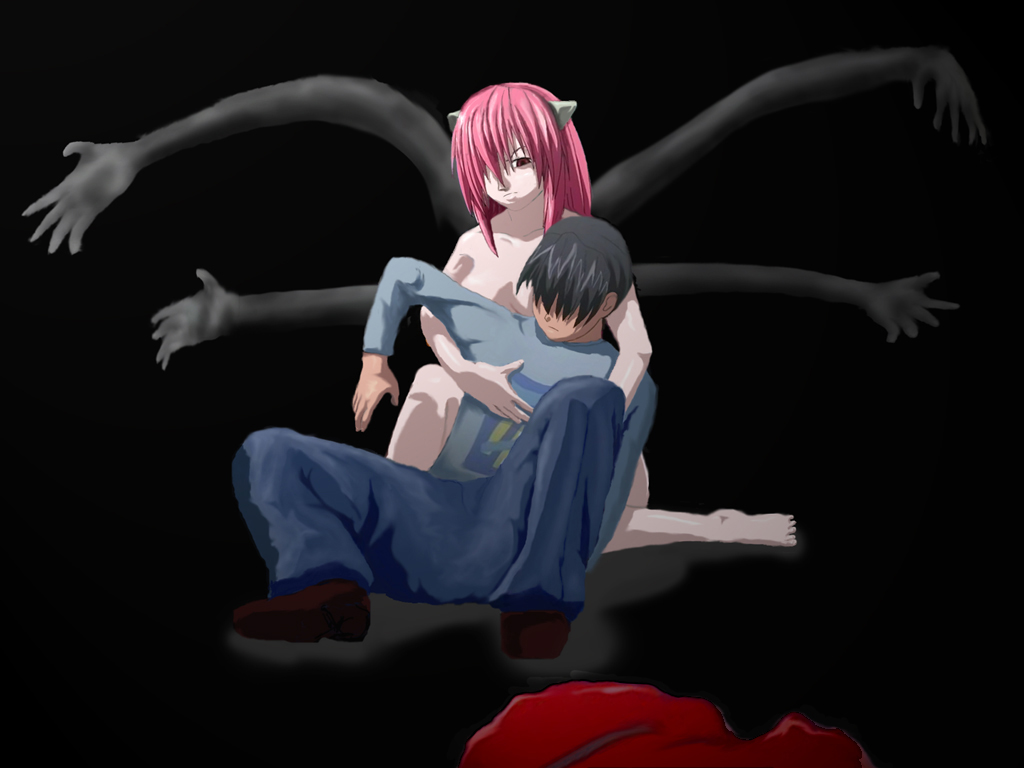 View the Mod DB Anime Fans of modDB image kouta and lucy -Elfen Lied.